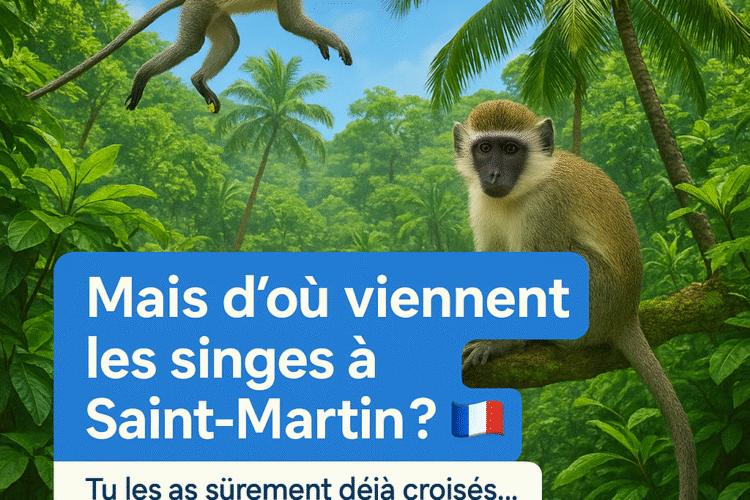 🐒 Mais d&rsquo;où viennent les singes de Saint-Martin ?